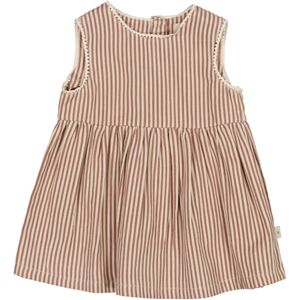 Wheat kojenecké šaty bez rukávů Kirsten 5204 - vintage stripe Velikost: 92 Biobavlna