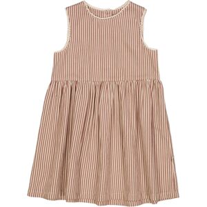 Wheat dívčí šaty bez rukávů Kirsten 1204 - vintage stripe Velikost: 128 Biobavlna