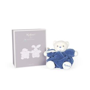 Kaloo plyšový medvěd modrý Plume 20 cm Nejlepší hračky