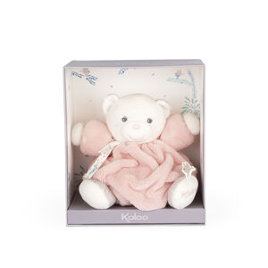 Kaloo plyšový medvěd růžový Plume 20 cm Nejlepší hračky