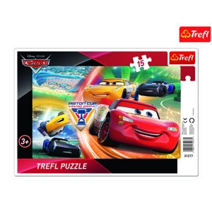 Trefl Puzzle Cars Boj o vítězství 33x23cm 15 dílků