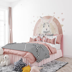 Pastelowe Love® samolepka na zeď králíček Samolepka 85 x 119 cm