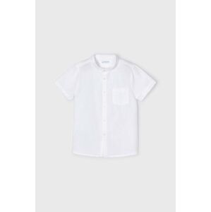 Mayoral chlapecká lněná košile s mao límečkem 3161 - 061 Velikost: 134