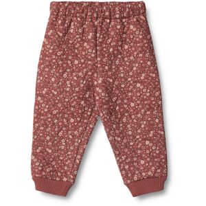 Wheat dětské termo kalhoty Alex 8580 - 2077 red flowers Velikost: 74 Vodoodpudivé