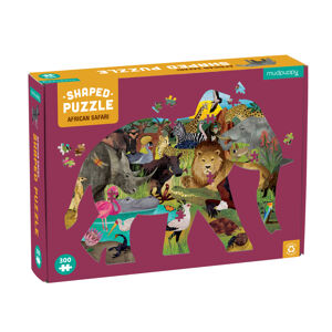 Mudpuppy Tvarované puzzle - Africké safari (300 dílků)