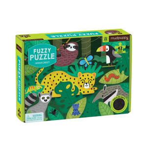 Mudpuppy Fuzzy Puzzle - Deštný prales (42 dílků)