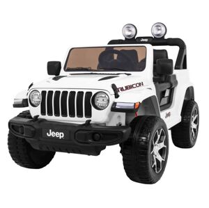mamido Elektrické autíčko Jeep Wrangler Rubicon 4x4 bílé