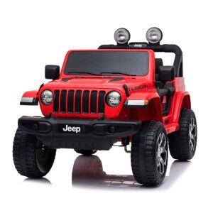 mamido Elektrické autíčko Jeep Wrangler Rubicon 4x4 červené