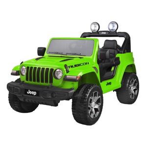 mamido Dětské elektrické autíčko Jeep Wrangler Rubicon 4x4 zelená