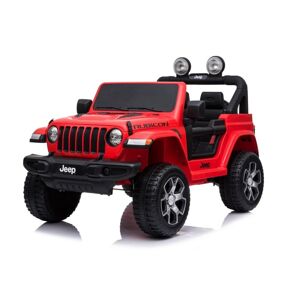 mamido Dětské elektrické autíčko Jeep Wrangler červené