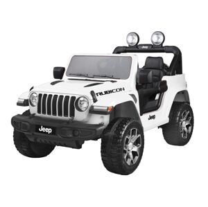 mamido Dětské elektrické autíčko Jeep Wrangler bílé