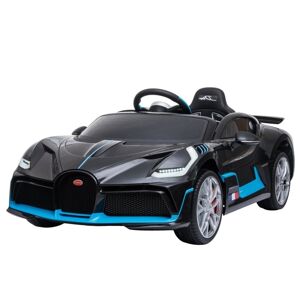 mamido Dětské elektrické autíčko Bugatti Divo lakované černé