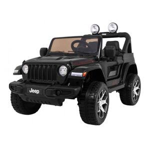 mamido Elektrické autíčko Jeep Wrangler Rubicon 4x4 černé