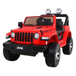 mamido Elektrické autíčko Jeep Wrangler Rubicon 4x4 červené