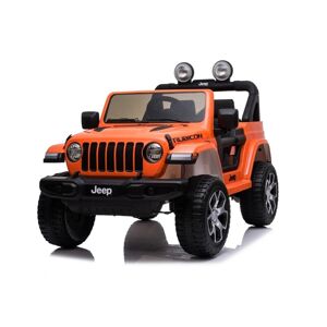 mamido Elektrické autíčko Jeep Wrangler Rubicon 4x4 oranžové