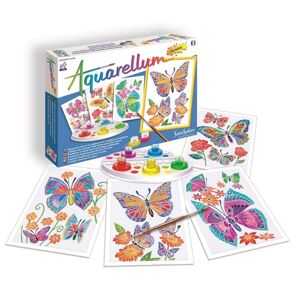SentoSphere Akvarely junior - Motýli a květiny