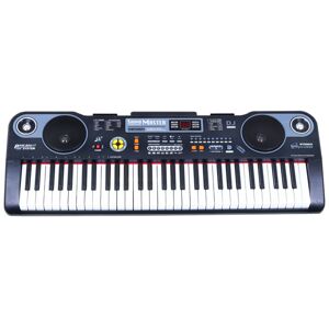 mamido Velký keyboard s mikrofonem MP3 černý
