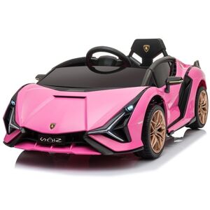 mamido Dětské elektrické auto Lamborghini Sian růžové