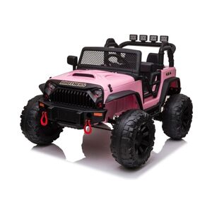 mamido Dětské elektrické autíčko Jeep Power růžové