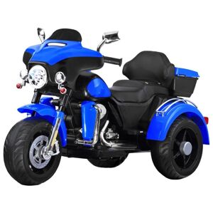 mamido Dětská elektrická motorka Chopper Shine modrá