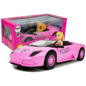 mamido Panenka a autíčko kabriolet světle růžové