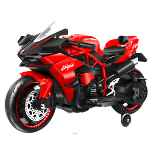 mamido Dětská elektrická motorka Ninja červená