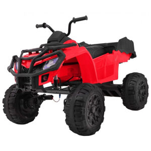 mamido Dětská elektrická čtyřkolka ATV XL s ovládačem červená