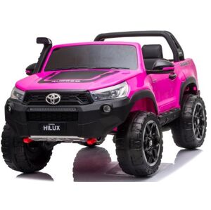 mamido Dětské elektrické autíčko Toyota Hilux 4x4 růžové
