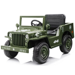 mamido Dětský elektrický jeep Willys Star 4x4 světle zelený