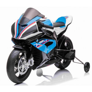 mamido Dětská elektrická motorka BMW HP4 Race modrá