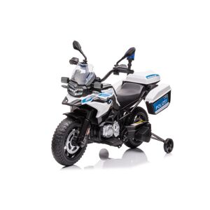 mamido Dětská elektrická motorka Policie BMW bílá