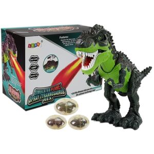 mamido Dinosaurus Tyrannosaurus Rex na baterie se zvukovými efekty zelený