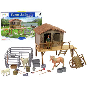 mamido Farma se zvířaty a ohradou