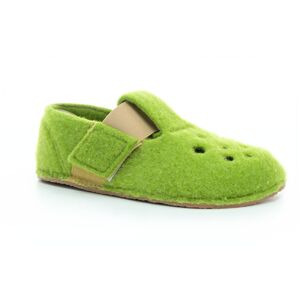 bačkory Pegres BF04 zelená filcové Velikost boty (EU): 30, Vnitřní délka boty: 192, Vnitřní šířka boty: 76