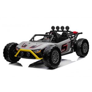 mamido Elektrické autíčko Buggy Racing 2x200W šedé