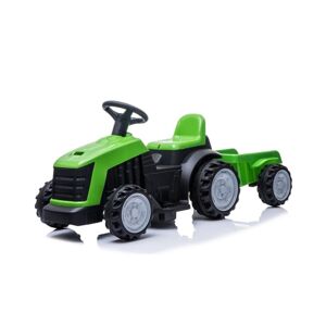 Mamido Mamido Dětský elektrický traktor s vlečkou zelený