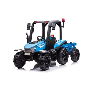 mamido Dětský elektrický traktor s přívěsem Blast 4x4 modrý