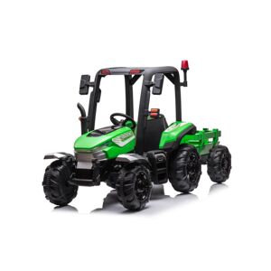 Mamido Mamido Dětský elektrický traktor s přívěsem Blast 4x4 zelený