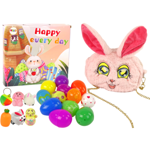 mamido Sada Velikonočních vajíček s překvapením a kabelkou králíčka