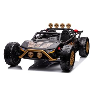 mamido Elektrické autíčko Buggy Racing 2x200W černé MP3