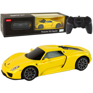 mamido Auto na dálkové ovládání R/C Porsche 918 1:24 žluté