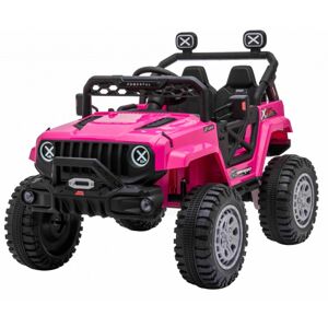 mamido Elektrické autíčko jeep Off-road Speed 4x4 růžové