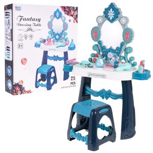 mamido Dětský toaletní stolek s příslušenstvím modrý