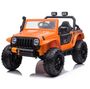 Mamido Mamido Elektrické autíčko Jeep 4Speed 4x45W oranžové