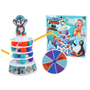 mamido Arkádová hra Balanční věž s tučňákem a balónky