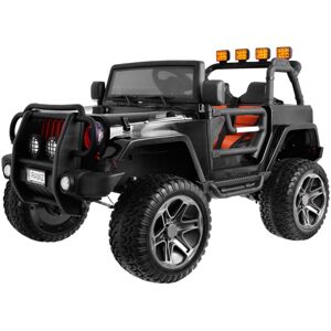 mamido Elektrické autíčko Jeep Monster 4x4 černé