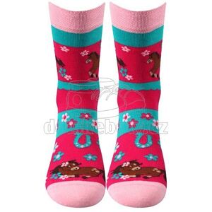 Dětské ponožky VoXX Horsik magenta Velikost: 30-34