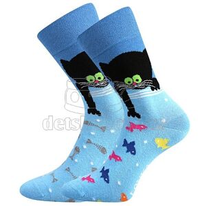 Dětské ponožky LONKA Doble Kočka vzor 12 Velikost: 39-42