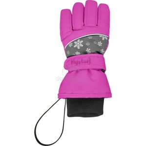 Dětské rukavice PLAYSHOES Snowflakes 422034 růžová Velikost: 5