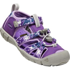 Dětské sandály Keen SEACAMP II CNX CHILDREN camo/tillandsia purple Velikost: 31
